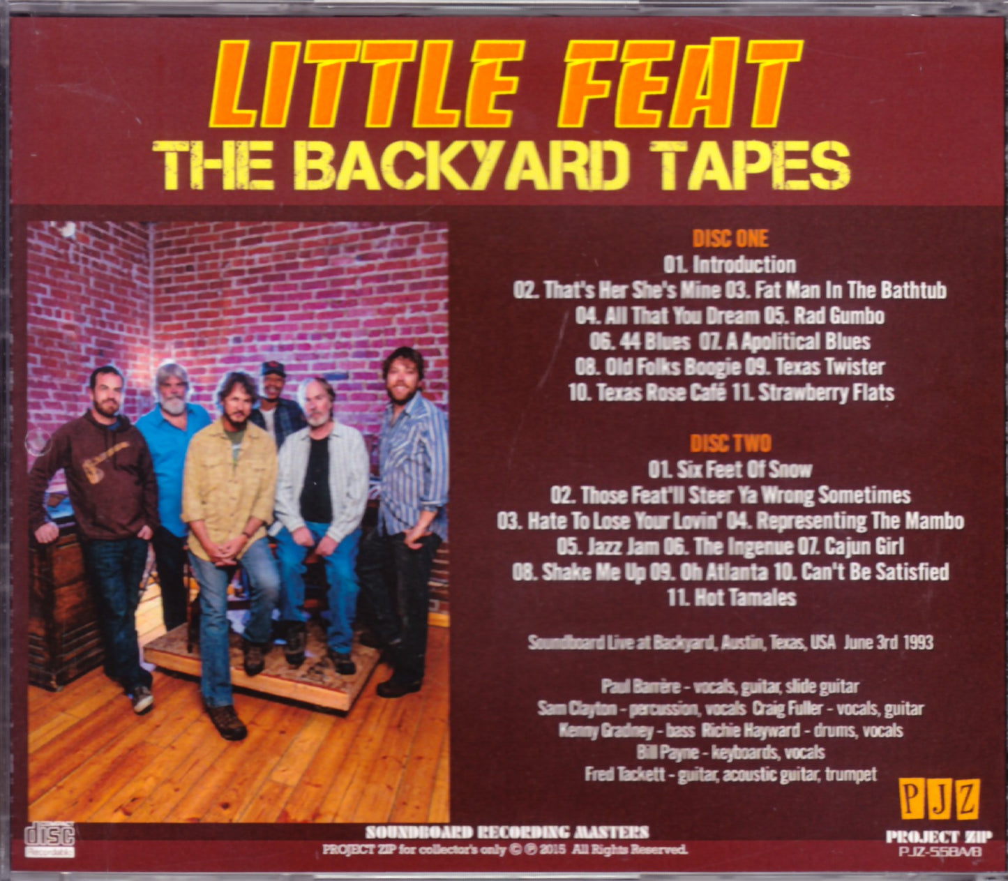 Little Feat/Texas, USA 1993