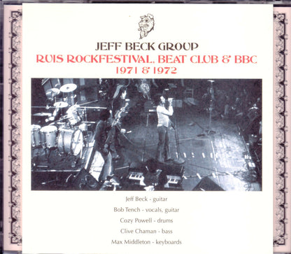Jeff Beck Group/Europe Tour 1970’s Collection