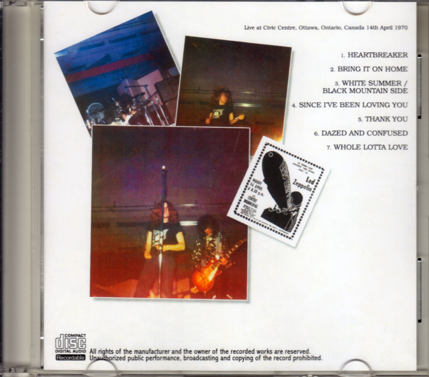 Led Zeppelin/Canada 1970