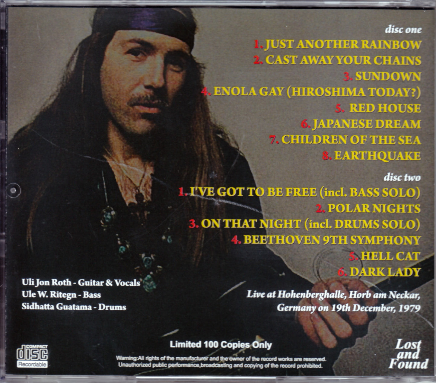 Uli John Roth/Germany 1979