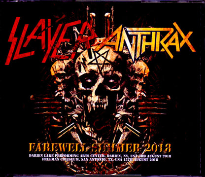 Slayer,Anthrax/NY,USA 2018 & more