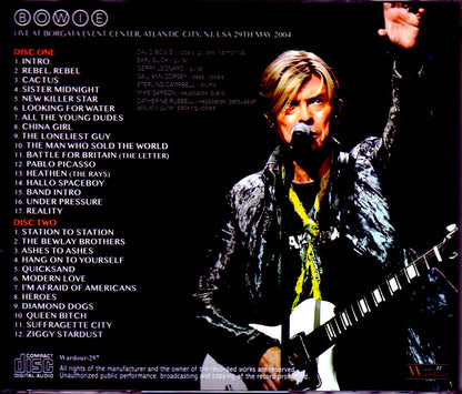 David Bowie/NJ,USA 5.29.2004