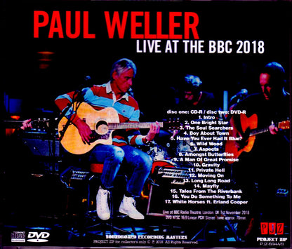 Paul Weller/London,UK 2018 S & V