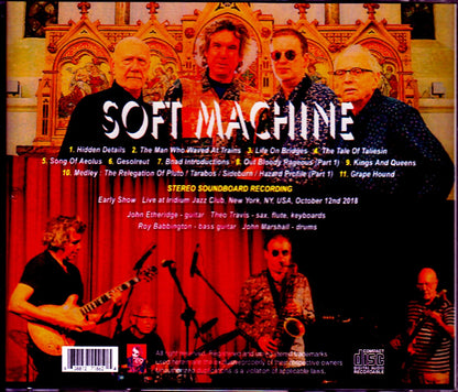 Soft Machine/NY,USA 2018