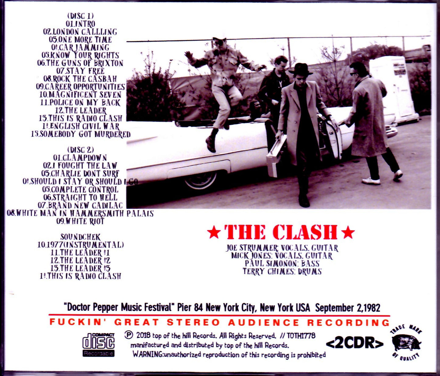 The Clash/NY, USA 1982 & SC