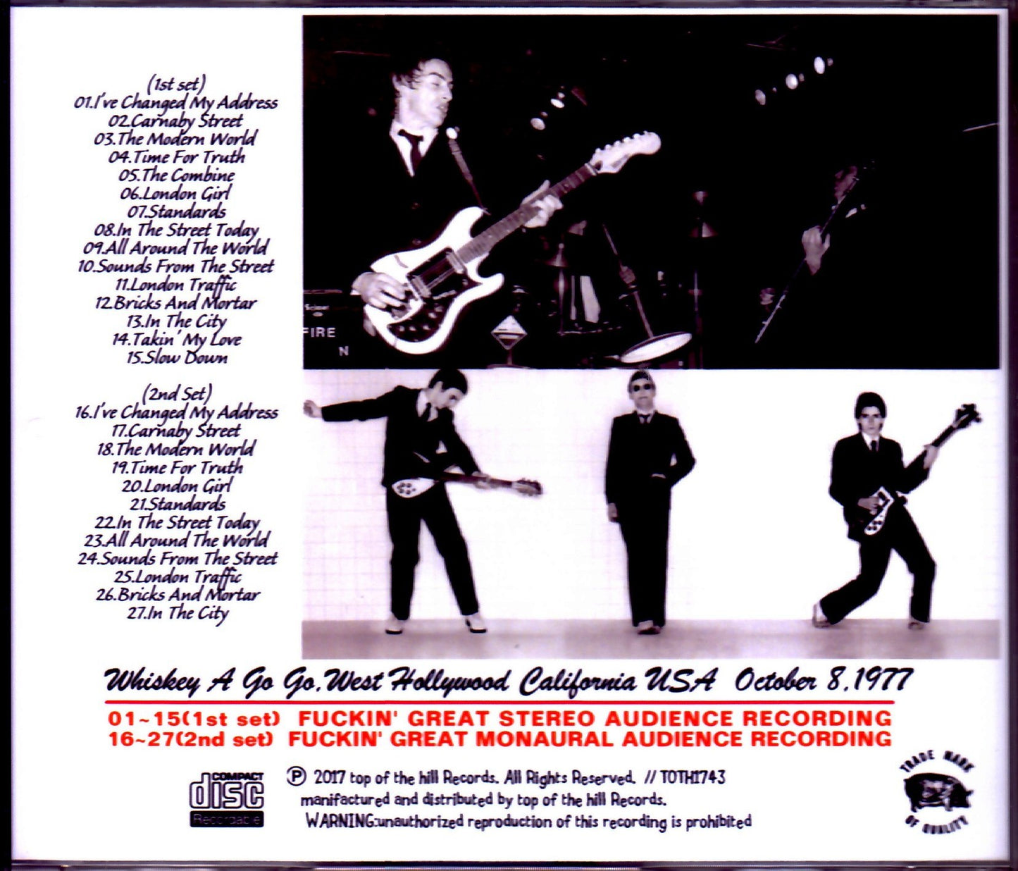 The Jam/CA,USA 1977
