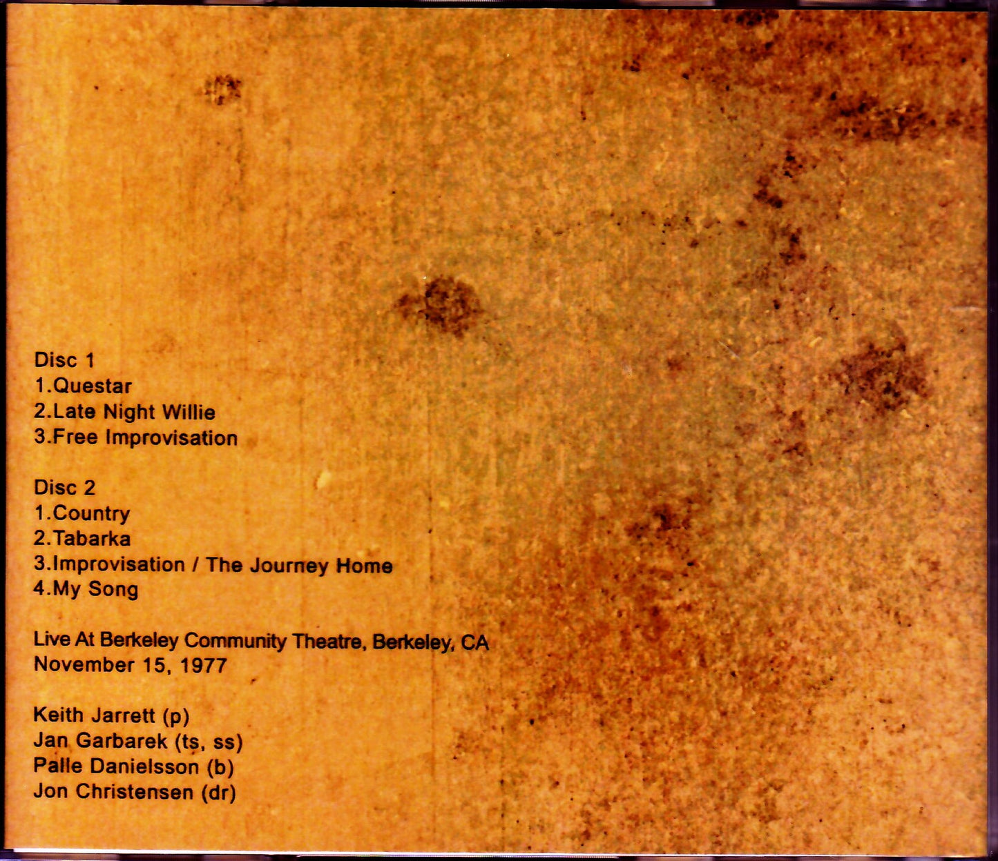 Keith Jarrett/CA,USA 1977