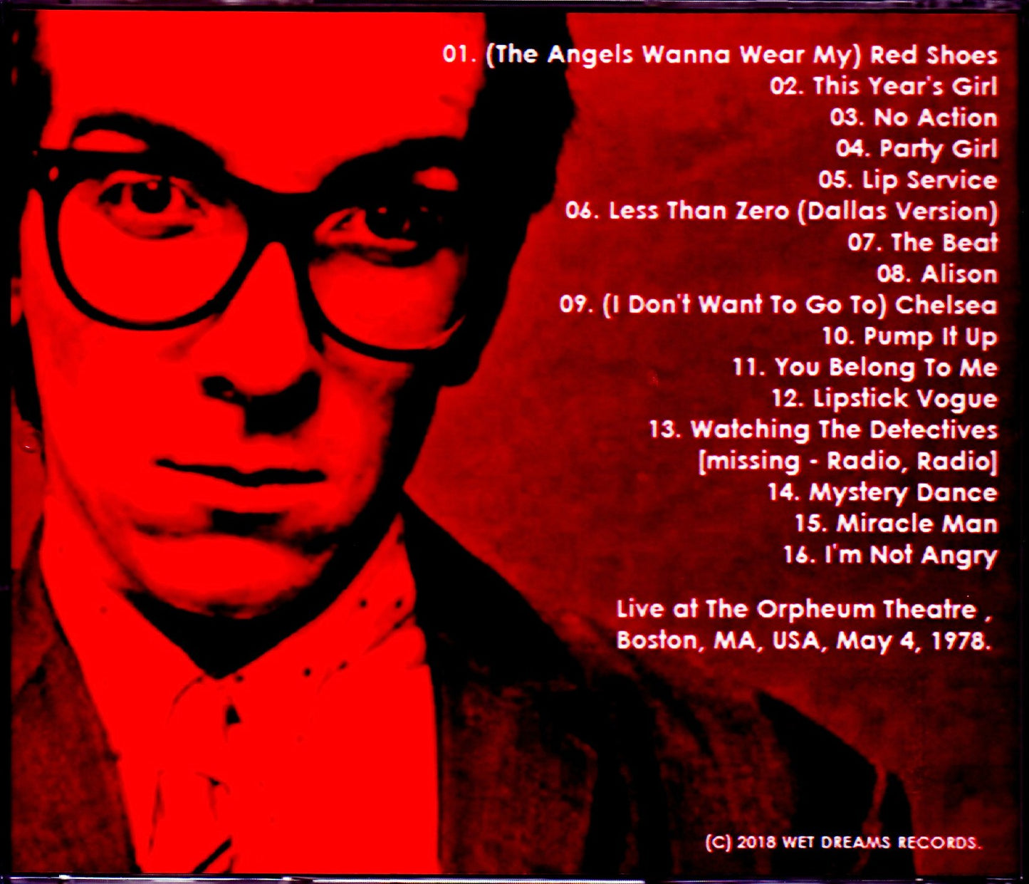 Elvis Costello/MA, USA 1978