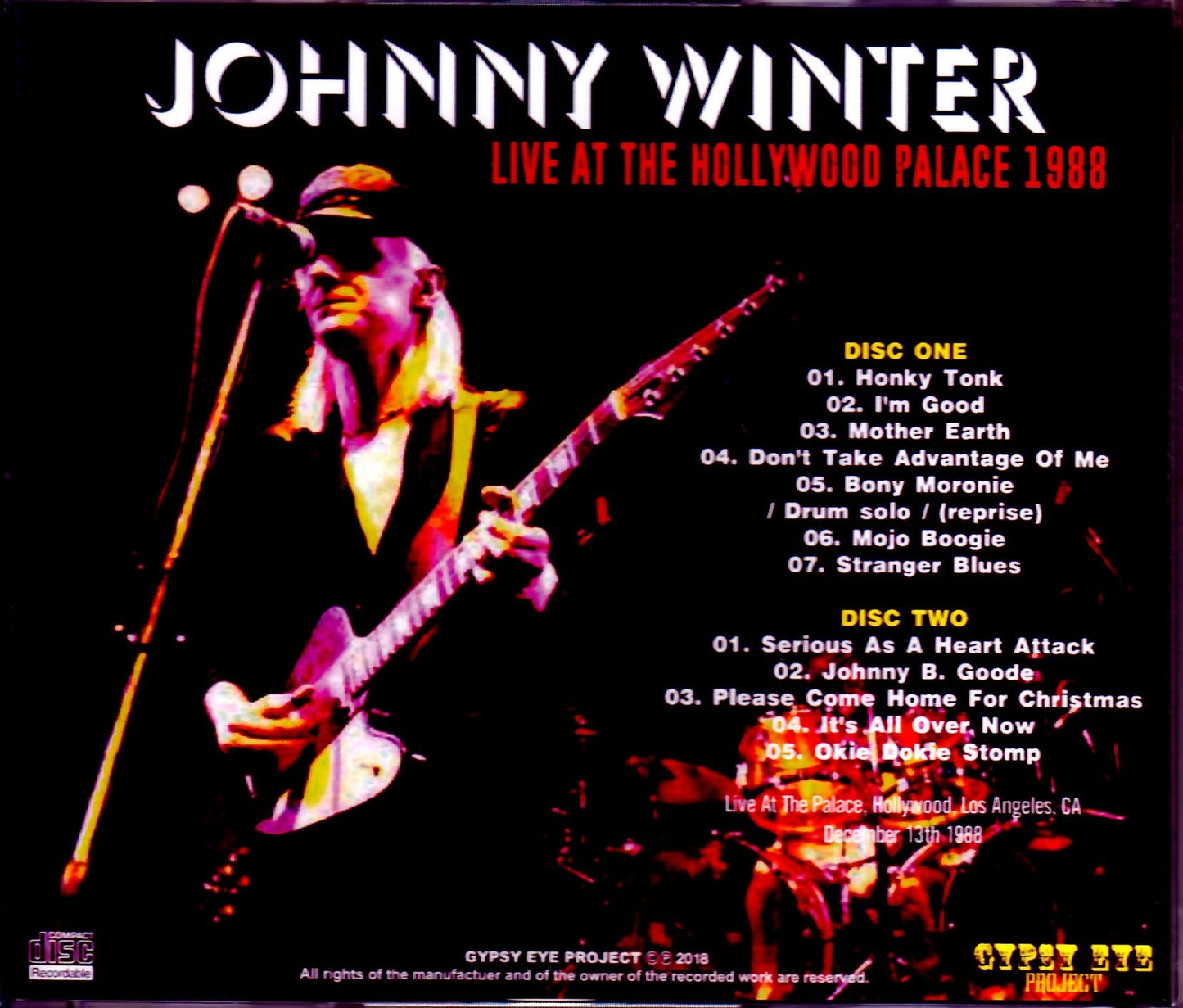 Johnny Winter/CA, USA 1988