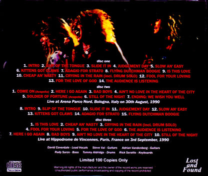 Whitesnake/Italy 1990 & more Complete
