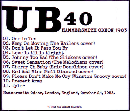 UB 40/London,UK 1983