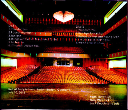Keith Jarrett Trio/Germany 2012