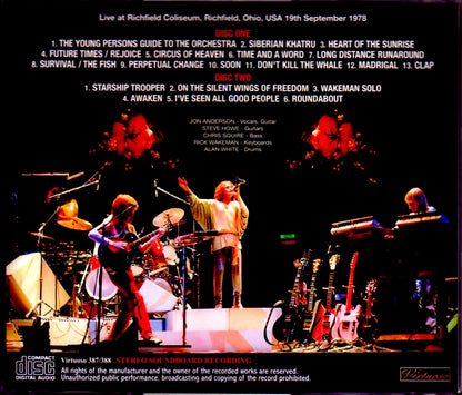 Yes/OH, USA 1978 Upgrade
