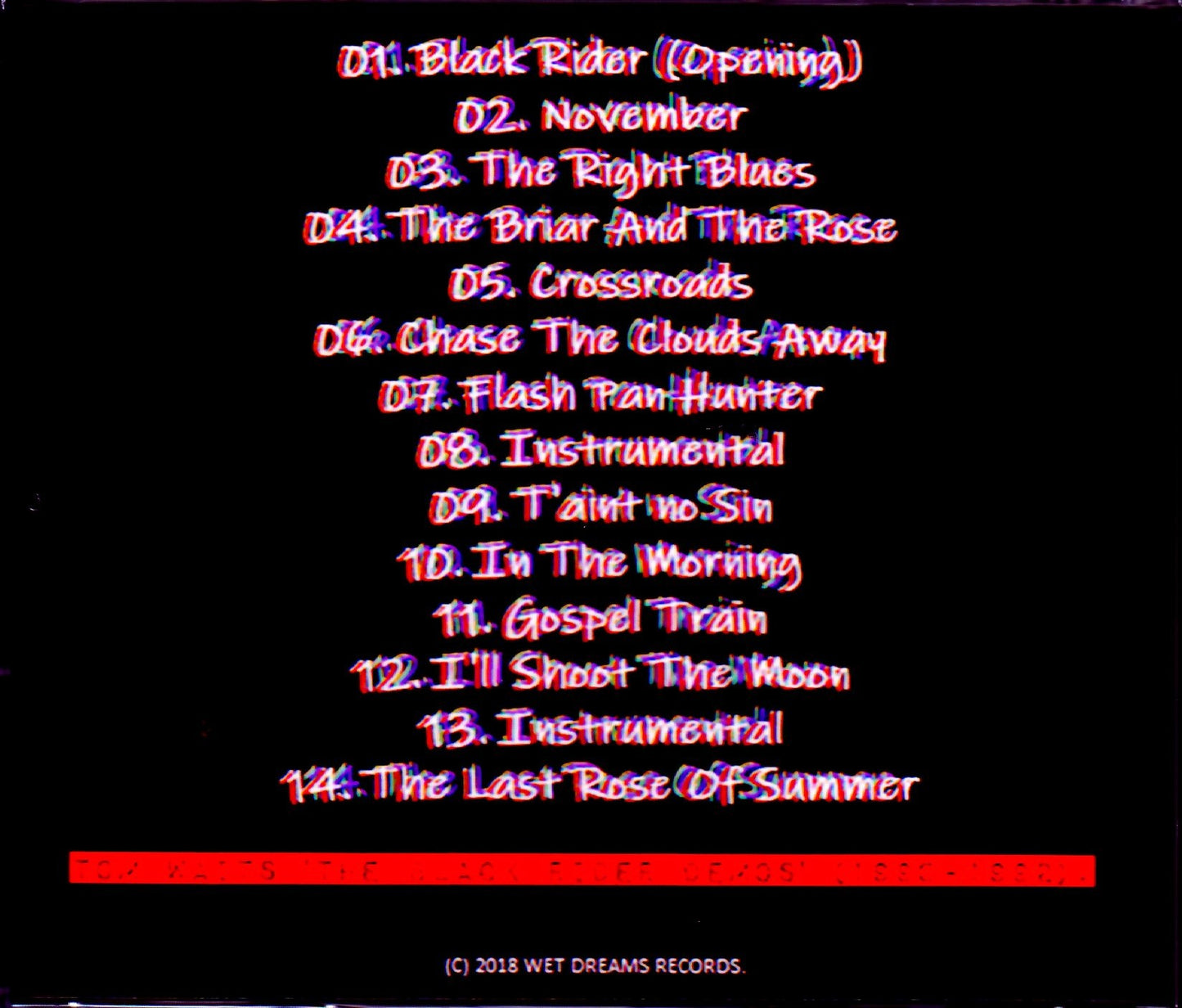 Tom Waits/The Black Rider Demos 1990-1992