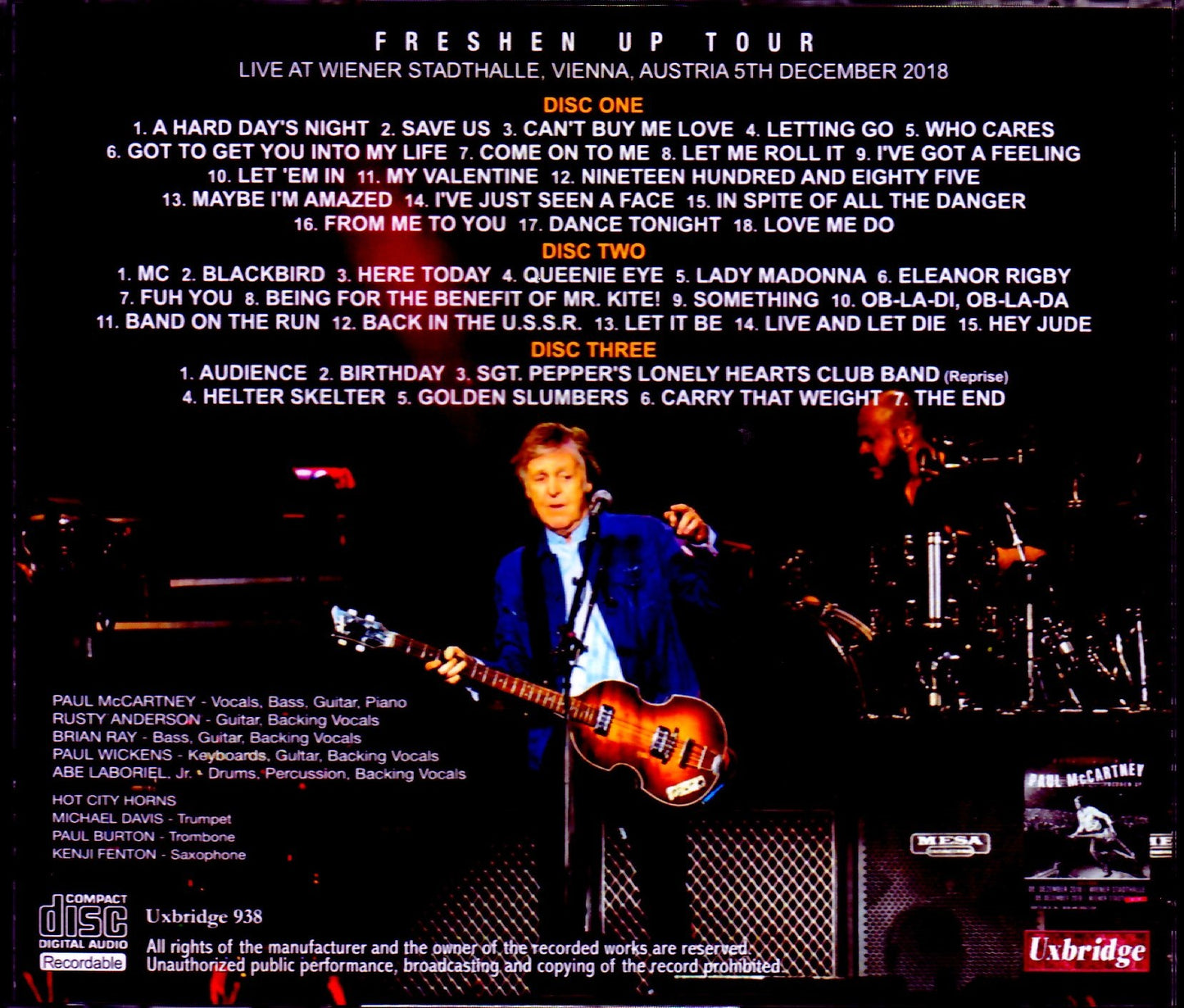 Paul McCartney/Austria 12.5.2018