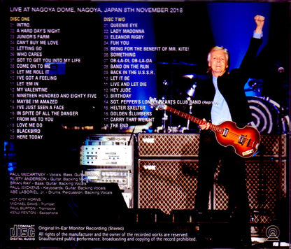Paul McCartney/Aichi,Japan 2018 IEM Rec. Ver.