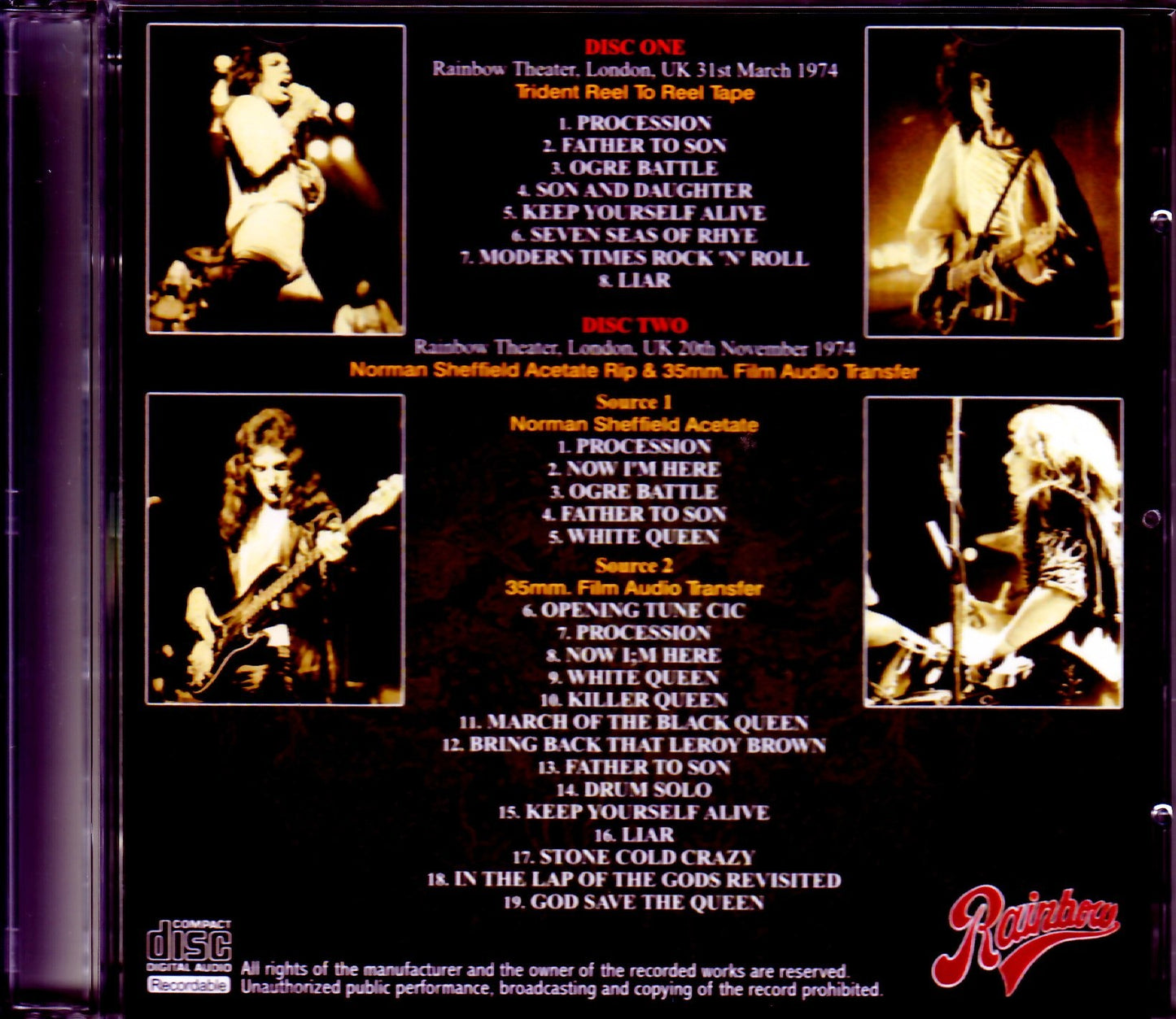 Queen/London,UK 1974 3 Source