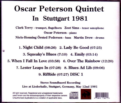 Oscar Peterson Quintet/Germany 1981