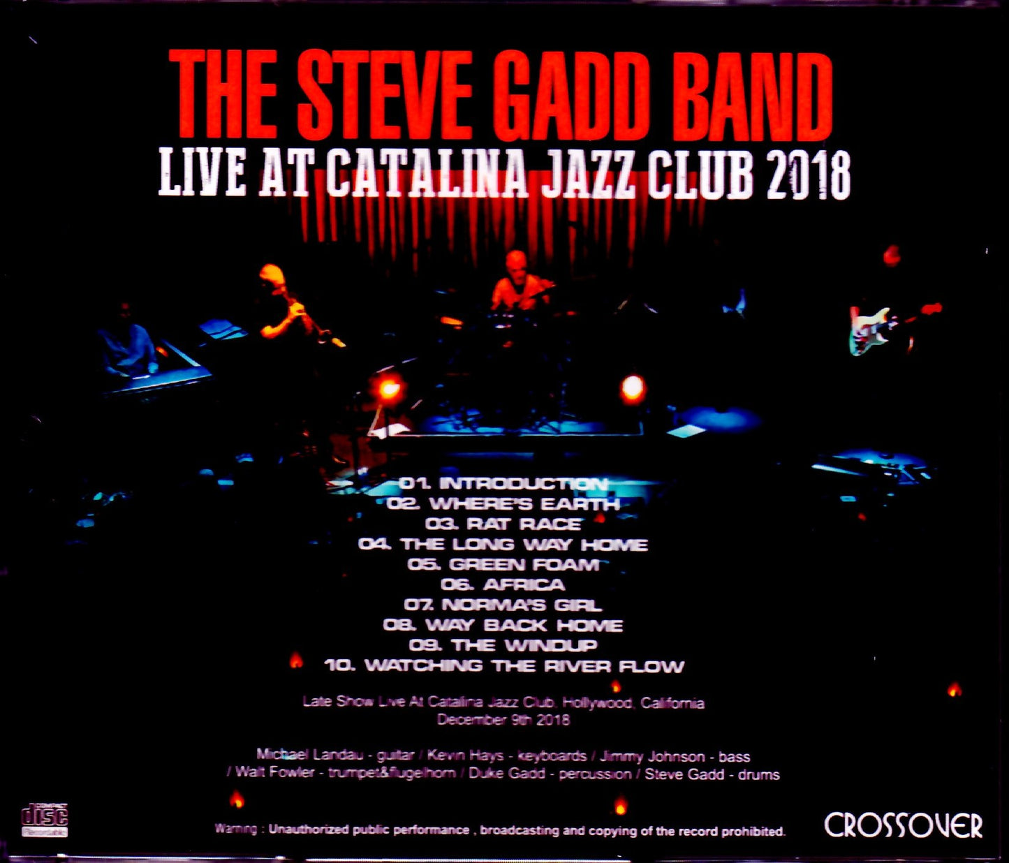 Steve Gadd Band/CA,USA 2018