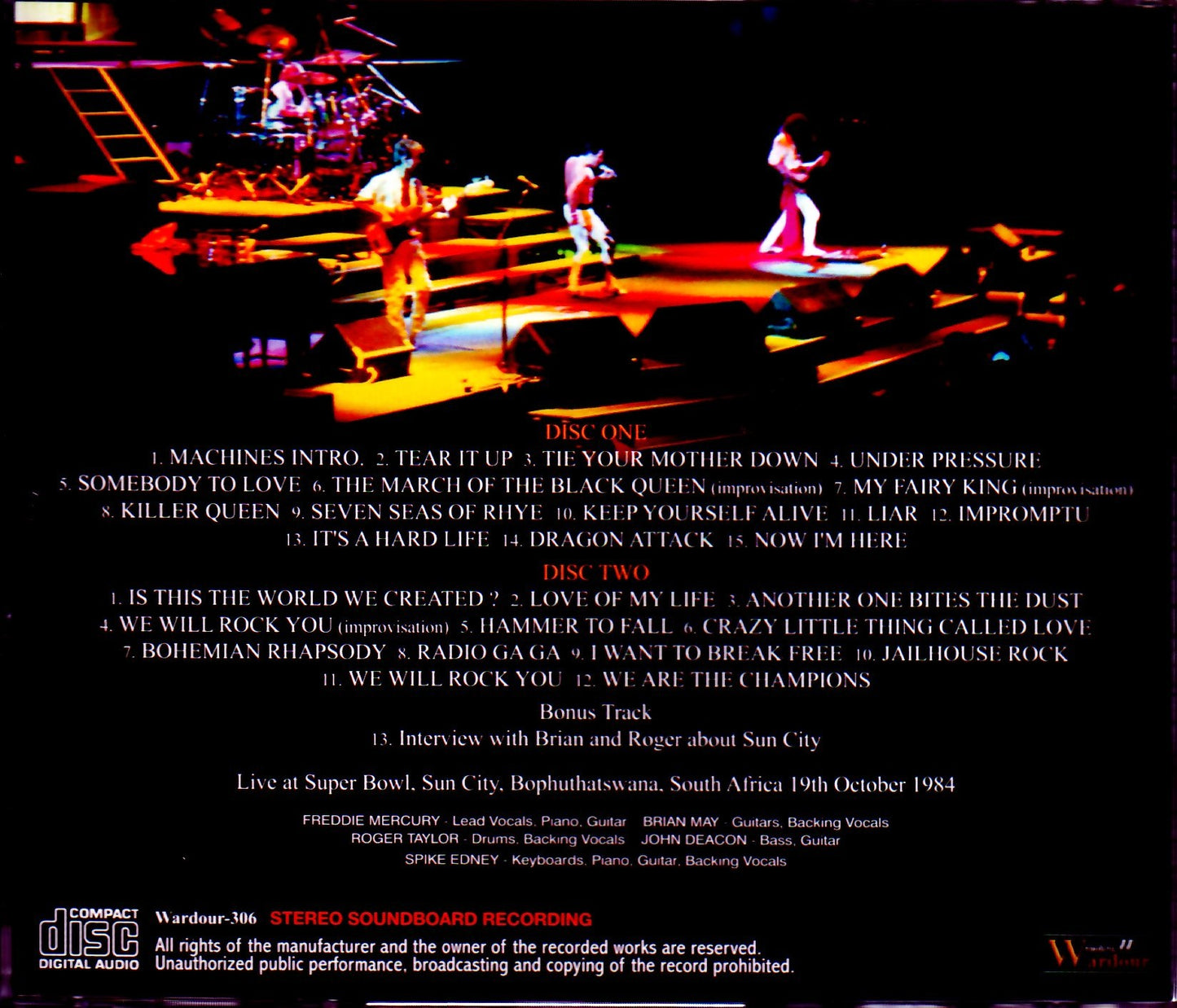 Queen/South Africa 1984 Upgrade & more