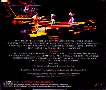 Queen/South Africa 1984 Upgrade & more