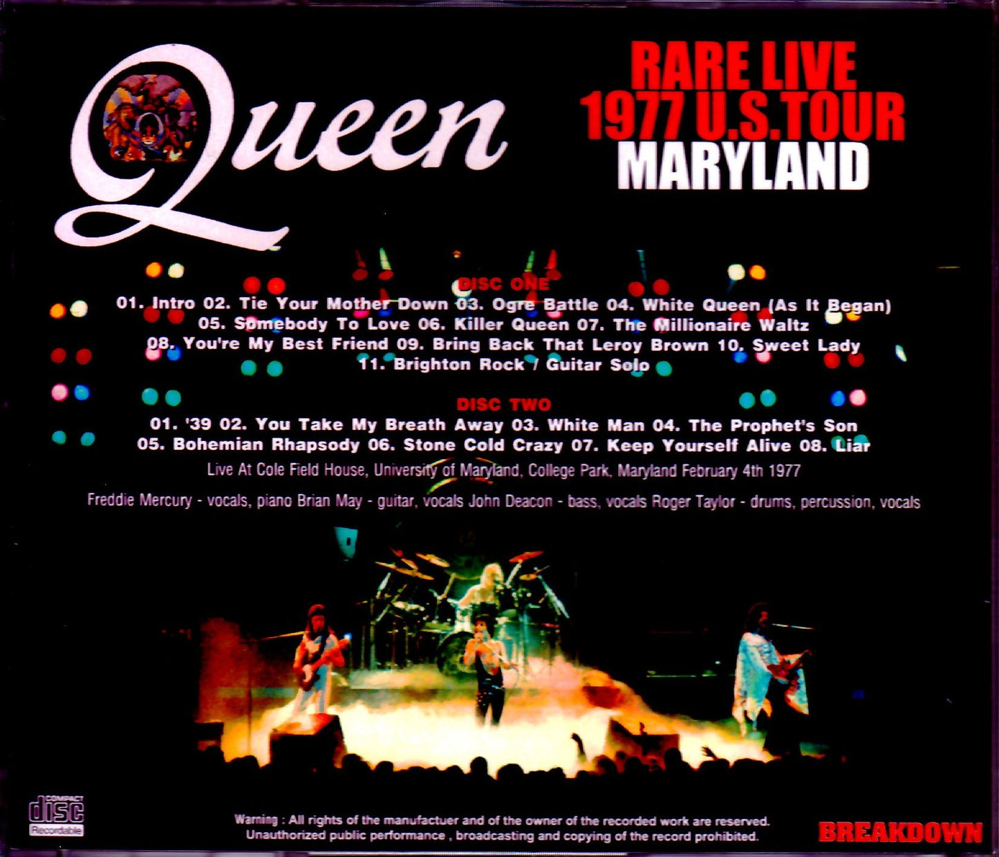 Queen/MD, USA 1977