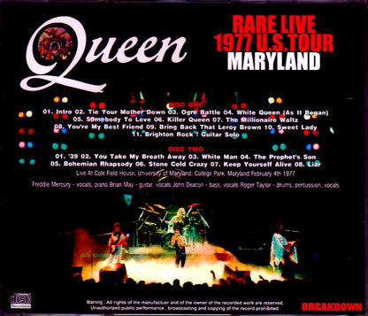 Queen/MD, USA 1977
