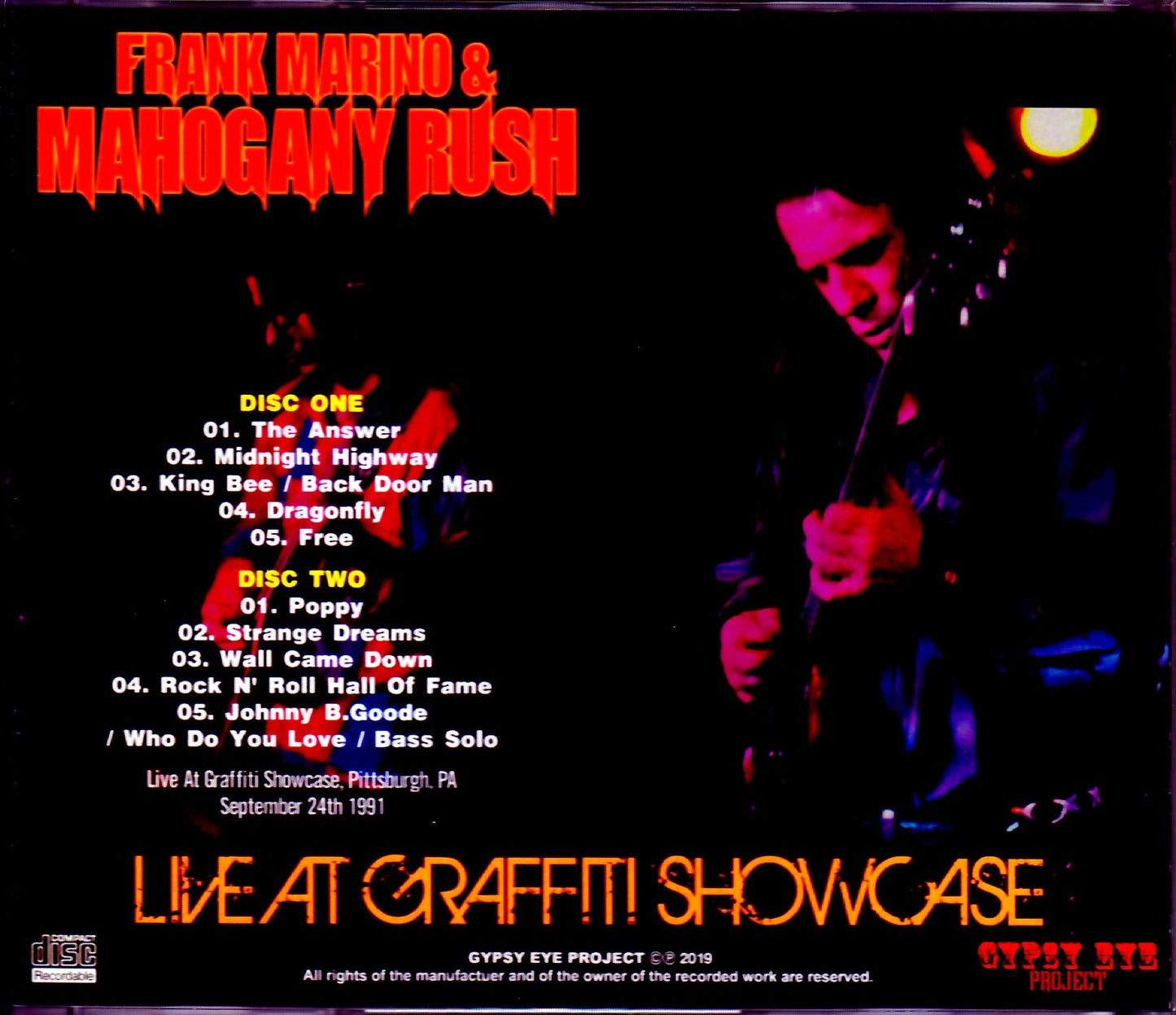 Frank Marino,Mahogany Rush/PA,USA 1991