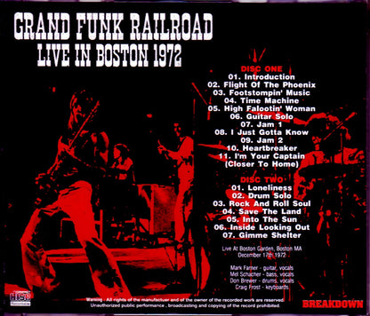Grand Funk Railroad/MA, USA 1972