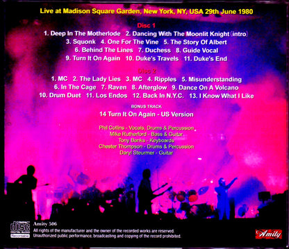 Genesis/NY,USA 1980