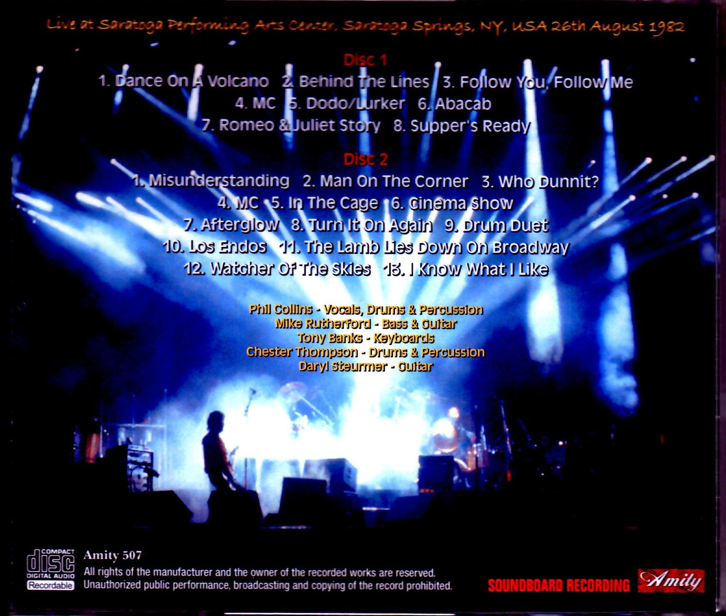 Genesis/NY,USA 1982
