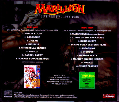 Marillion/Netherlands 1984 & more