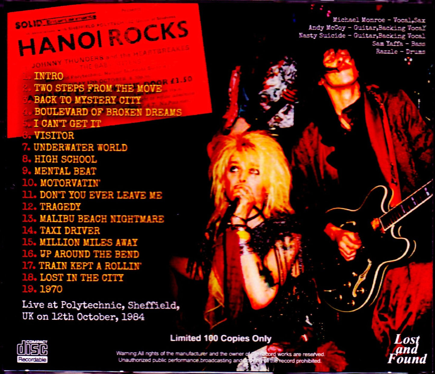 Hanoi Rocks/UK 1984