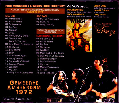 Paul McCartney,Wings/Netherlands 1972 & more