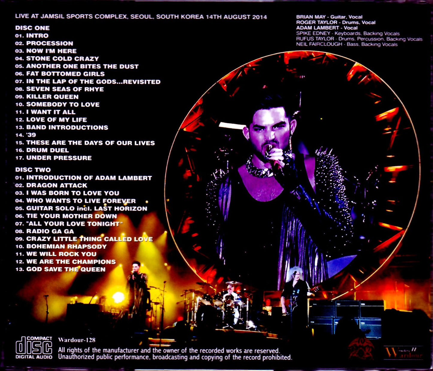 Queen,Adam Lambert/South Korea 2014
