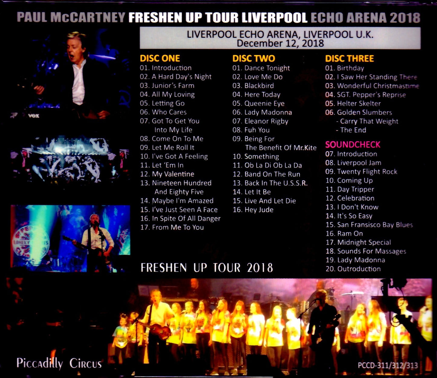 Paul McCartney/Liverpool,UK 2018 & SC