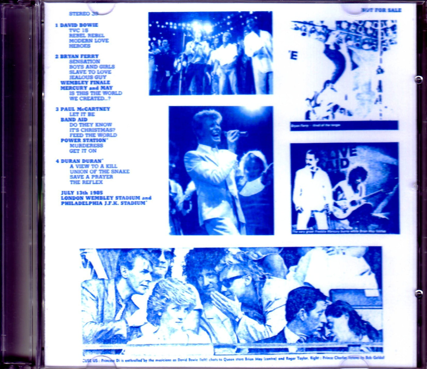 Various Artists David Bowie,Freddie Mercury,Paul McCartney/London,UK 1985 & more Original 2 LP Ver.