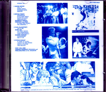 Various Artists David Bowie,Freddie Mercury,Paul McCartney/London,UK 1985 & more Original 2 LP Ver.
