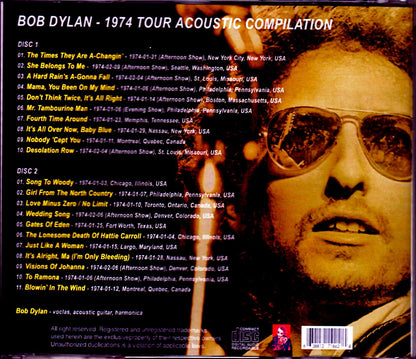 Bob Dylan/1974 Tour Acoustic Compilation