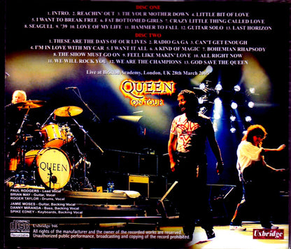 Queen,Paul Rodgers/London,UK 3.28.2005