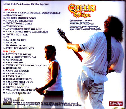 Queen,Paul Rodgers/London,UK 7.15.2005