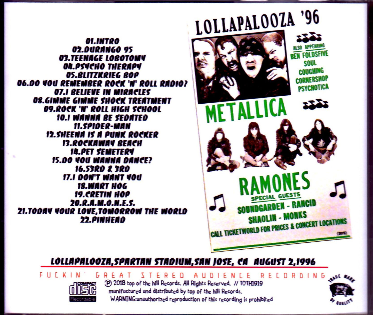 Ramones/CA, USA 1996