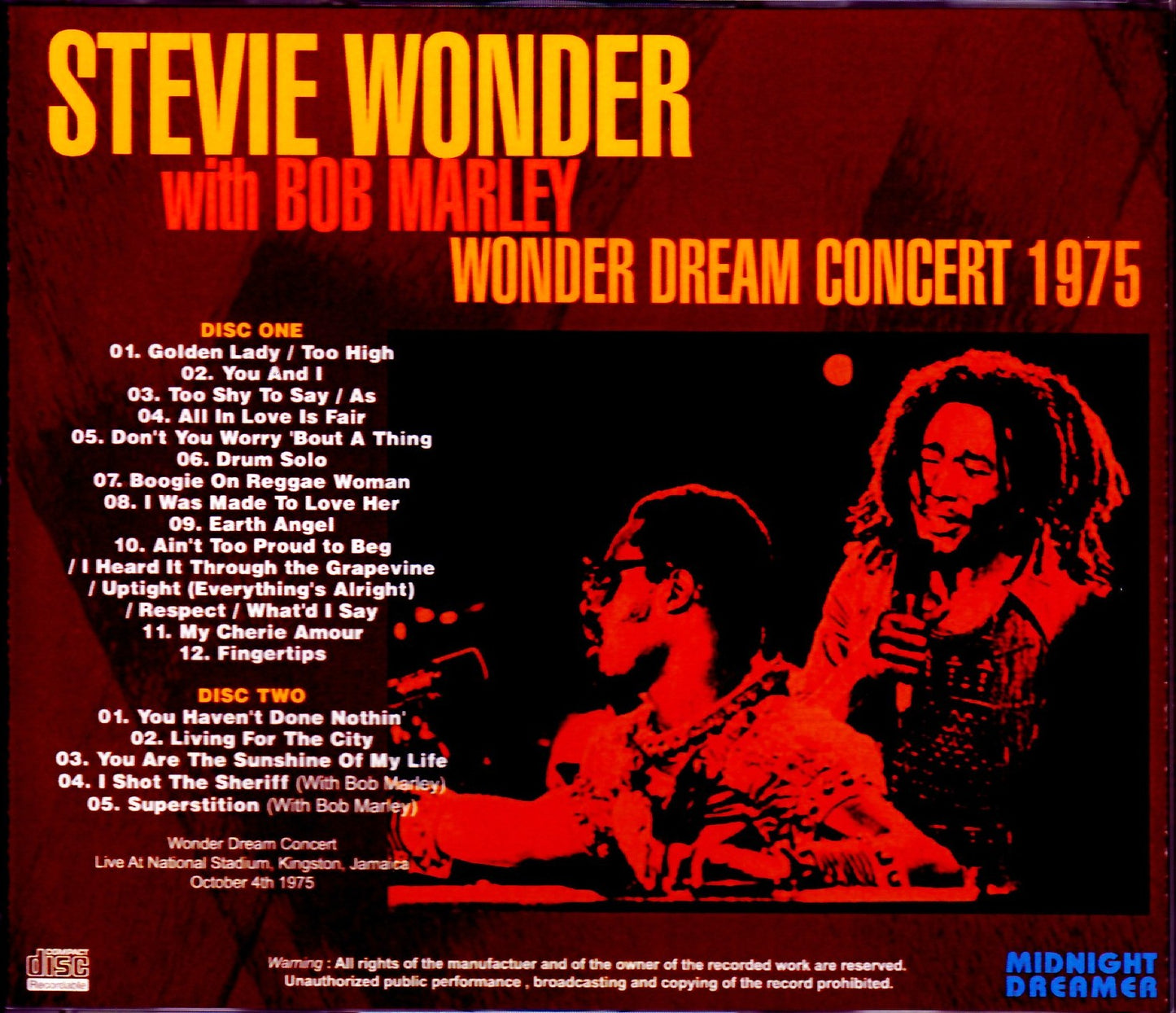 Stevie Wonder/Jamaica 1975