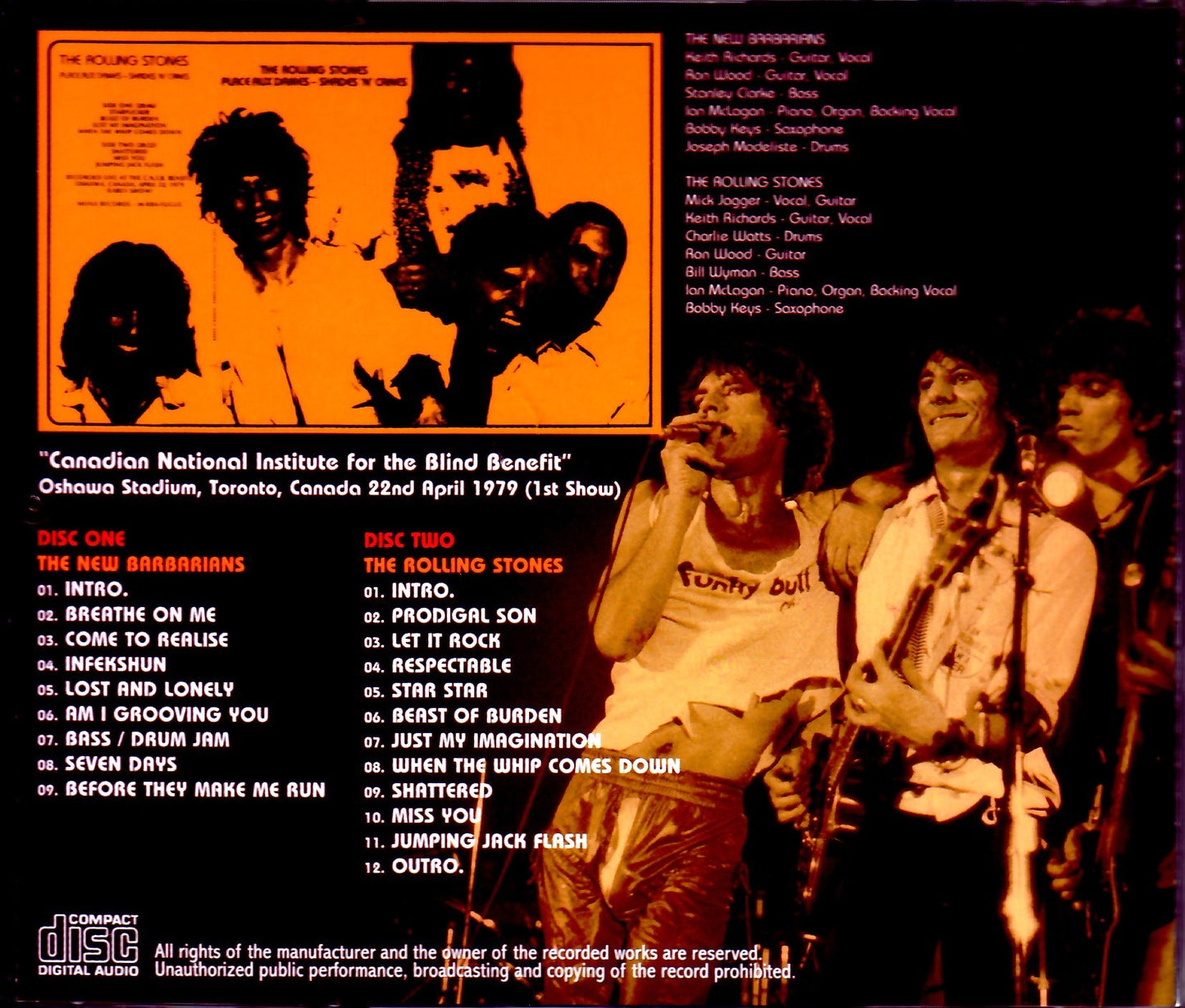 Rolling Stones,New Barnarians/Canada 1979 1st Show