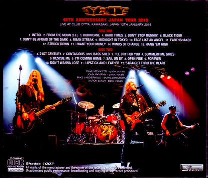 Y & T/Kanagawa,Japan 1.12.2019