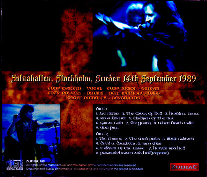 Black Sabbath/Sweden 1989