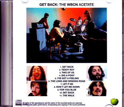 Beatles/Get Back WBCN Acetate