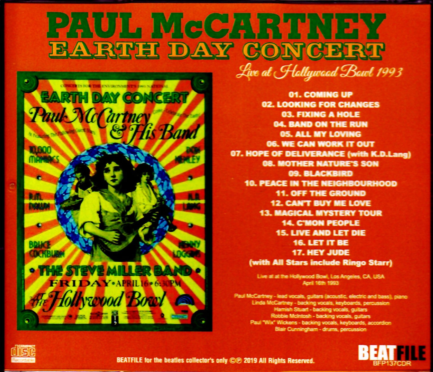 Paul McCartney/CA, USA 1993