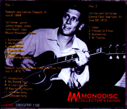 Tal Farlow/NY,USA 1976 & more