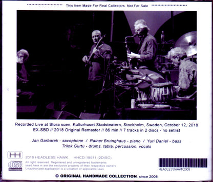 Jan Garbarek Group/Swede 2018